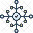 Connected Connections Technology Networking Inter Link Digitalization Interrelated Allied Icon