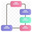 Step Graph Diagram Icon