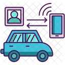 Connected Car  Icon