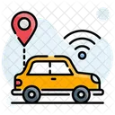 Car Connected Technology Icon