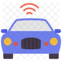 Network Car Electric Icon