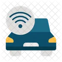 Connected Car Smart Transportation Smart Car Icon