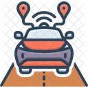 Connected Car Smart Car Wife Icon