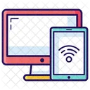 Connected Devices Personal Hotspot Internet Devices Icon