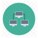 Network Connect Computer Icon