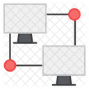 Lan Network Local Area Network Connected Devices Icône