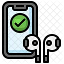 Connected Earbuds  Icon