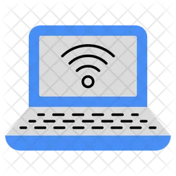 Connected Laptop  Icon