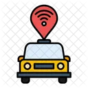 Car Tracker Smart Car Car Transmitter Icon