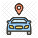 Car Tracker Smart Car Car Transmitter 아이콘