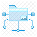 Dossier Connecter Archiver Icône