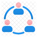 Connecting Group Connection People Icon