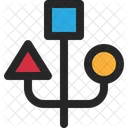 Connecting Digital Ethernet Icon