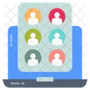 Connecting online  Icon