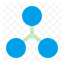 Connection Network Segmentation Icon