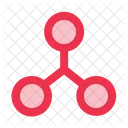 Connection Network Segmentation Icon