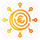Connection Euro Currency Icon