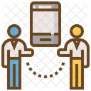 Connection People Smartphone Icon