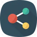 Connection Media Network Icon