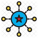 Star Connection Business Icon