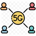 Connection 5 G Network Icon