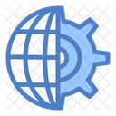 Connection Globe Internet Icon