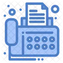 Connection Contact Fax Icon