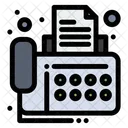 Connection Contact Fax Icon