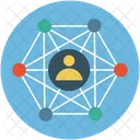 Connection Network User Icon