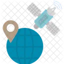Connection Gps Satellite Icon