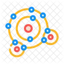 Connection Molecular Structure Icon
