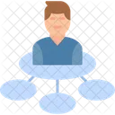 Connection Network Friends Icon