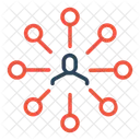 Connection Man Node Icon
