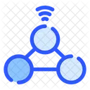 Connection Network Community Icon