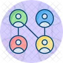 Connection Hierarchy Network Icon