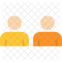 Connection Group Man Icon