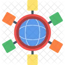 Connection Group Man Icon