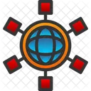 Connection Group Man Icon