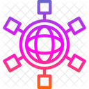 Connection Group Man Icon