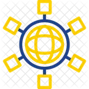 Connection Group Man Icon