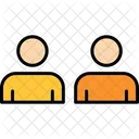 Connection Group Man Icon
