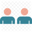 Connection Group Man Icon