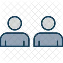Connection Group Man Icon