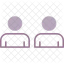 Connection Group Man Icon