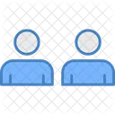 Connection Group Man Icon