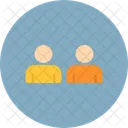 Connection Group Man Icon