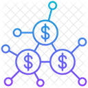 Connection Money Network Icon