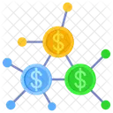 Connection Money Network Icon