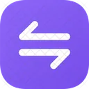 Connection Left Right Square  Icon