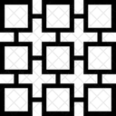 Connection Squares  Icon